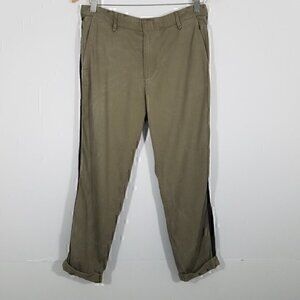 Rag & Bone J Olive Green Capri Pant Size 25